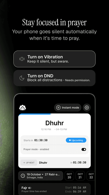 Prayer Mode feature shot 2