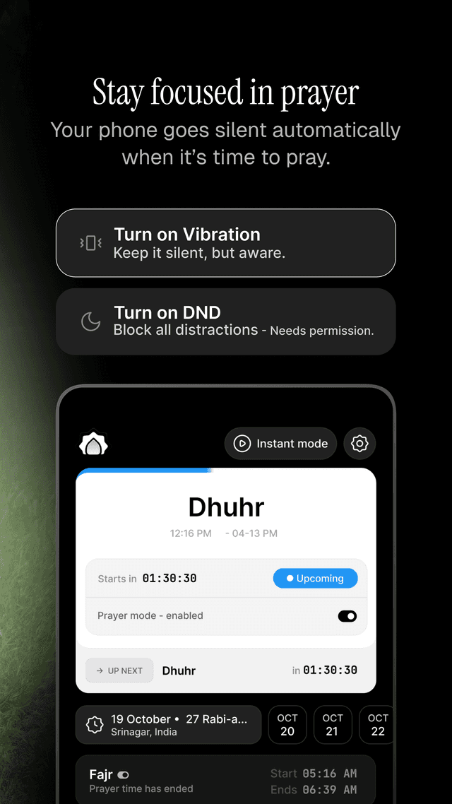 Prayer Mode feature shot 2